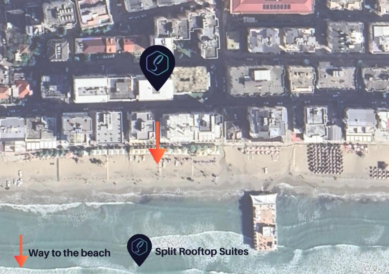 Split Rooftop Suites Durrës Kültér fotó